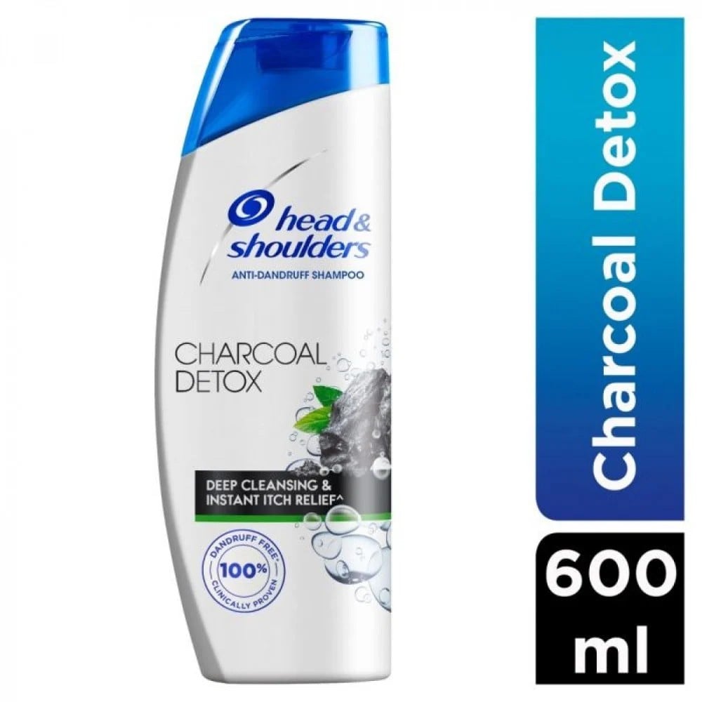 Head & Shoulders Charcoal Detox Shampoo 600ml