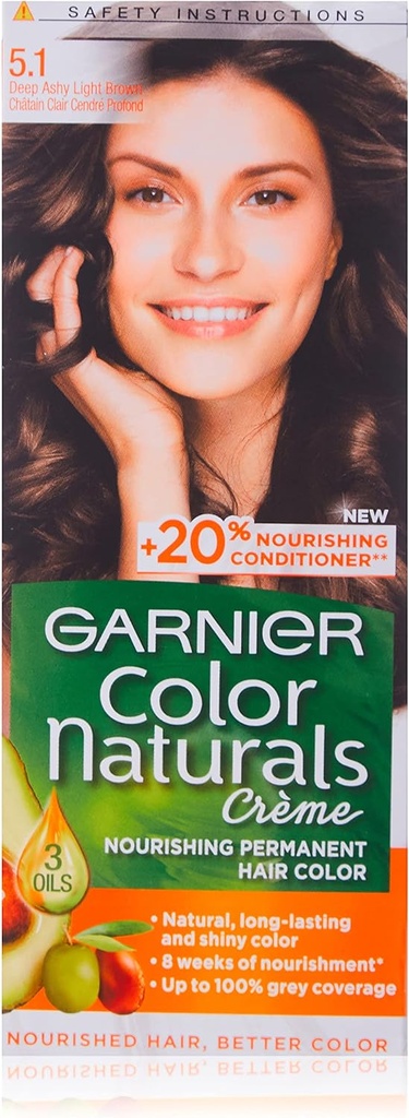 Garnier Color Naturals 5.1 Light Ash Brown Hair Color