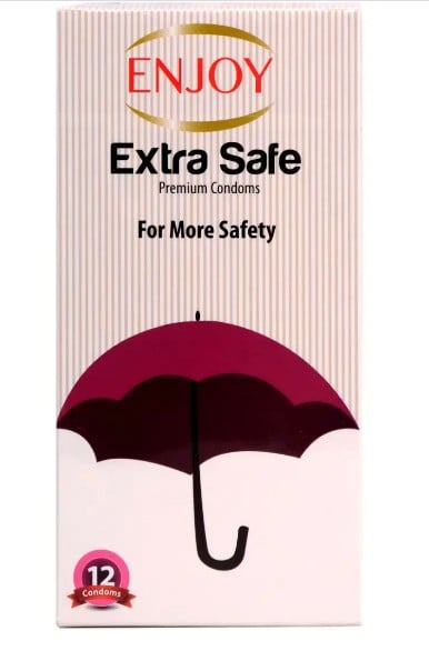 Enjoy Extra Safe Premium Condoms 12 pcs