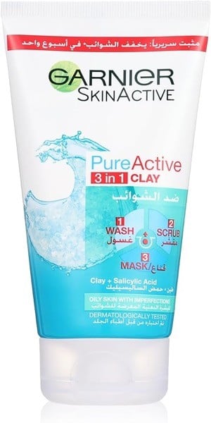 Garnier Pure Active 3-in-1 Wash Scrub Mask 50ml