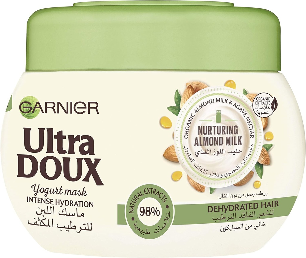 Garnier Ultimate Blends Almond Milk & Agave Mask 300ml