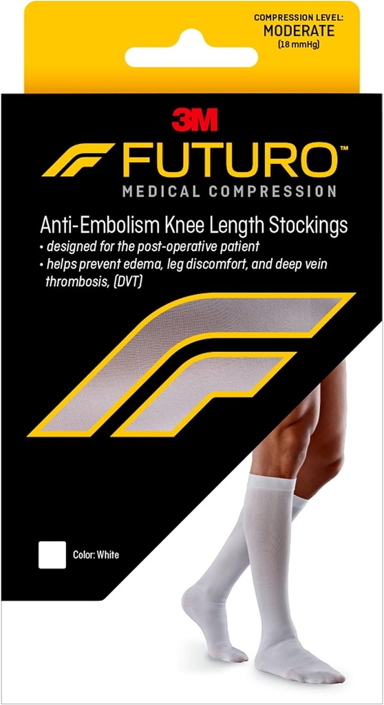 Futuro Knee Length Stockings Beige Medium 1 Pair