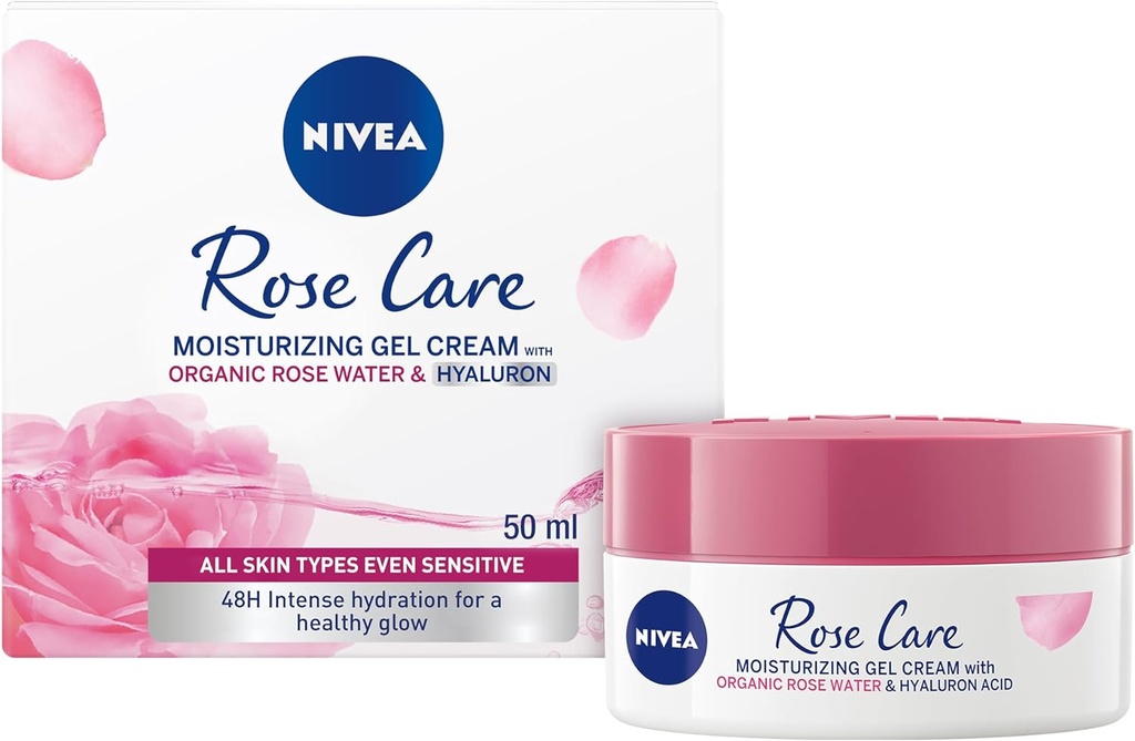 Nivea Gel Cream Rose Water 50ml
