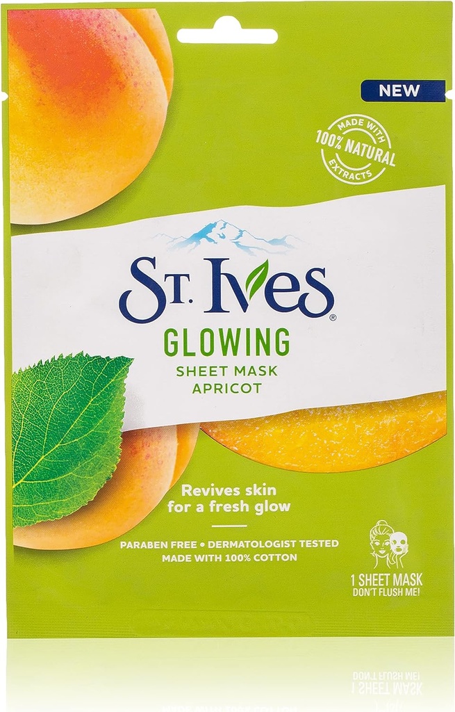 St. Ives Glowing Apricot Sheet Mask 1 Sheet