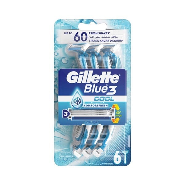 Gillette Blue3 Cool 6 Razors