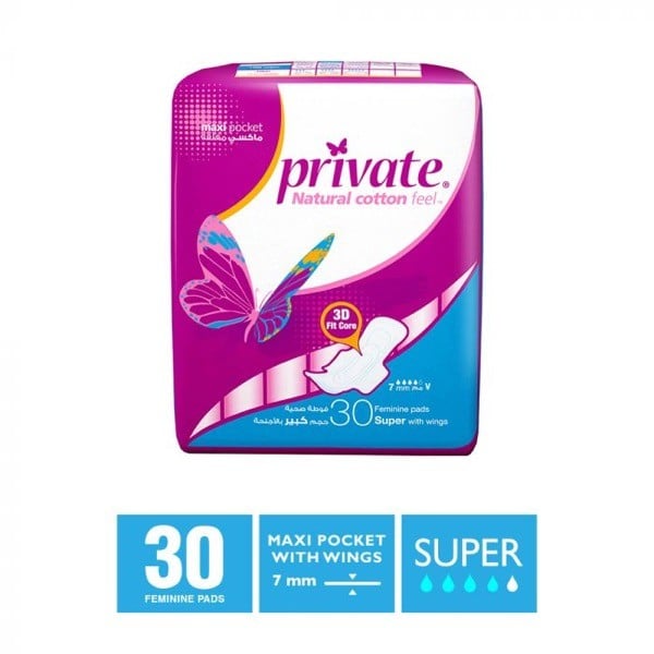 Private Maxi Pocket Super Wings 7mm 6*30s