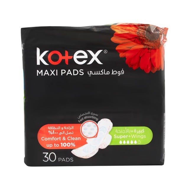 Kotex Maxi Super 30 Pads
