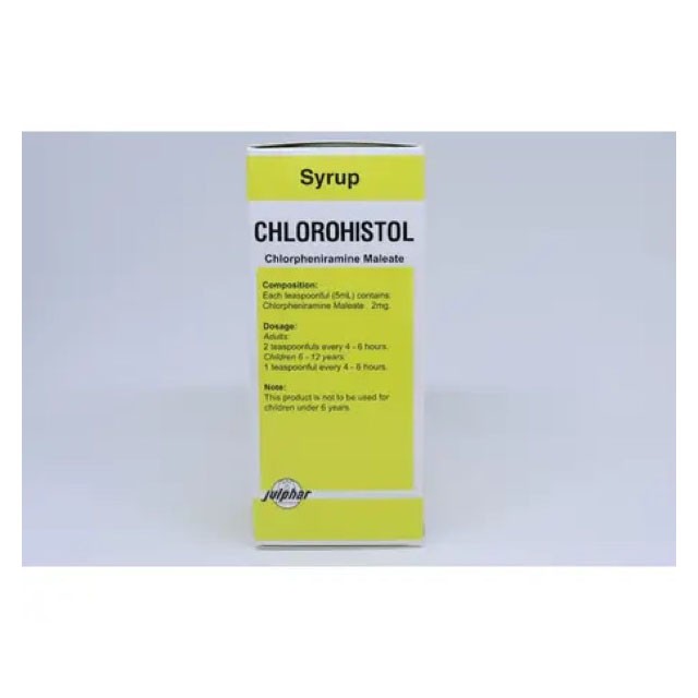 Chlorohistol 2mg/5ml syrup 100ml