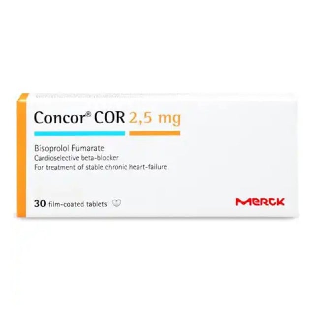 Concor Cor 2.5mg Tablets 30