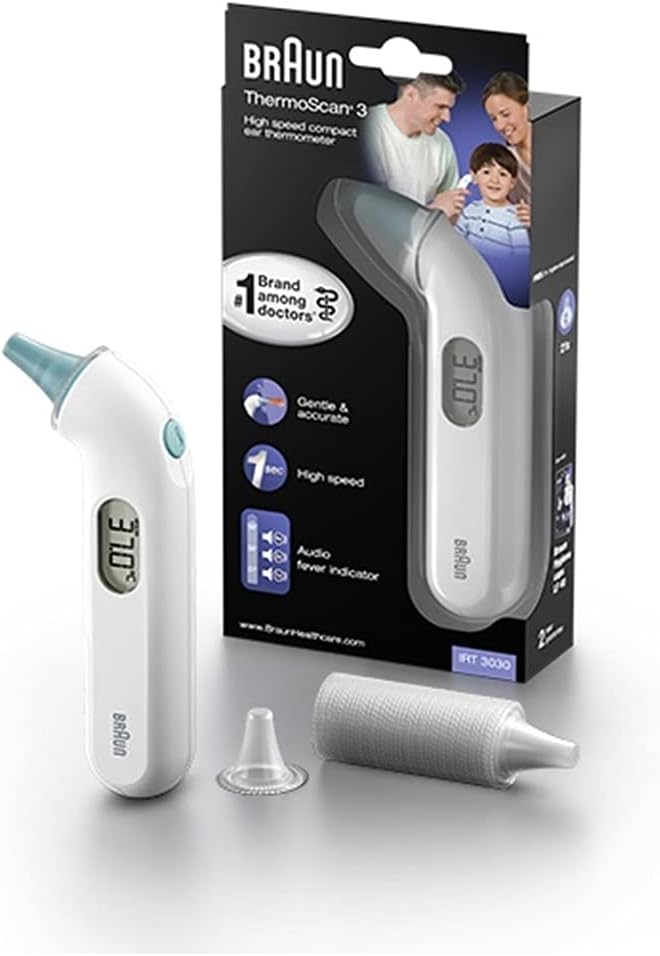 Braun Thermoscan 3 IRT 3030 Ear Thermometer
