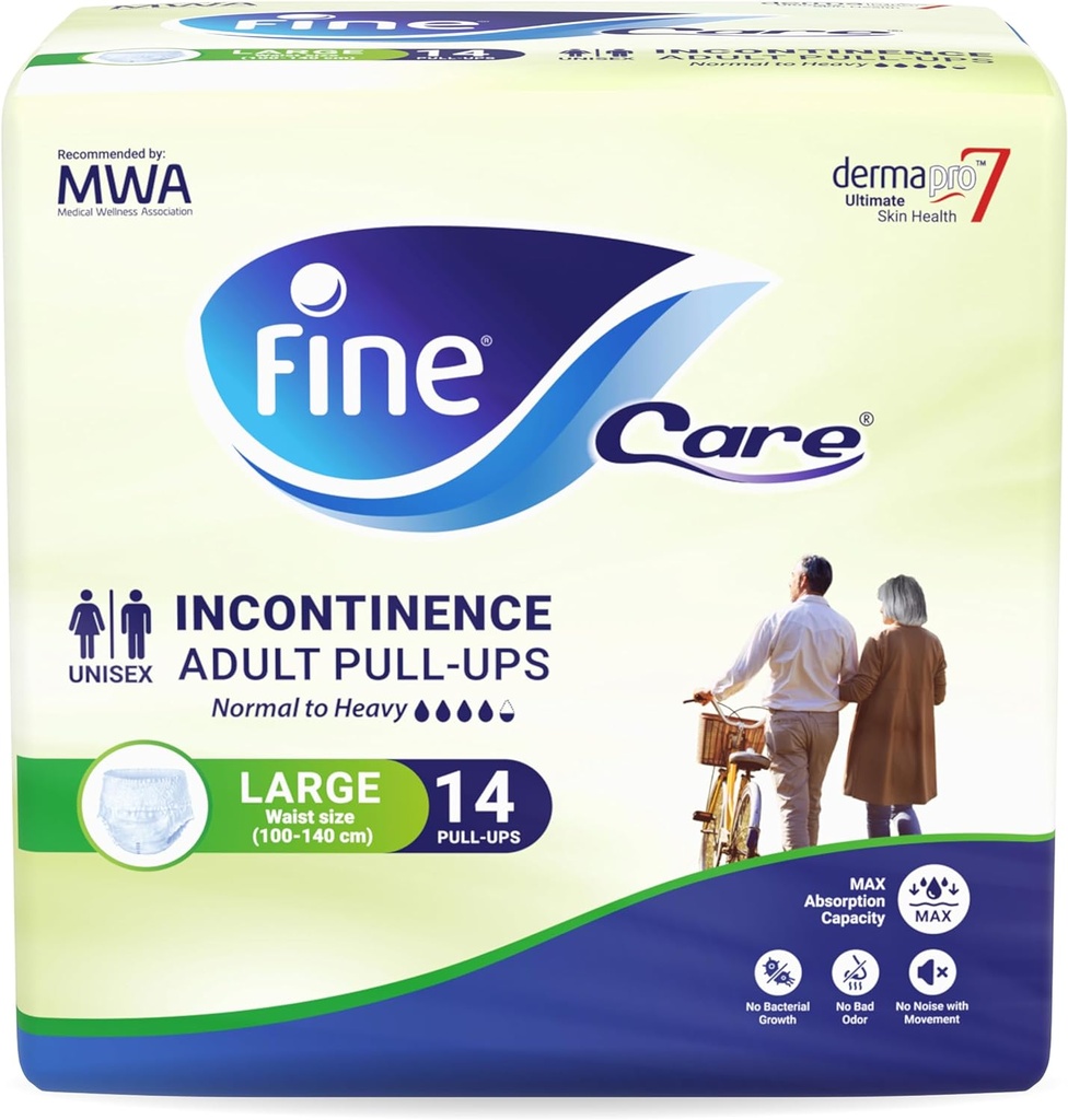 Fine Care Demadro Adult Diapers Large Unisex Carton Pack 14*6