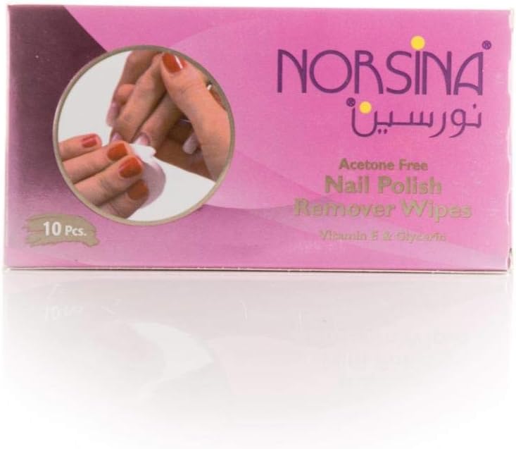 Norsina Nail Polish Remover Wipes 30 pcs