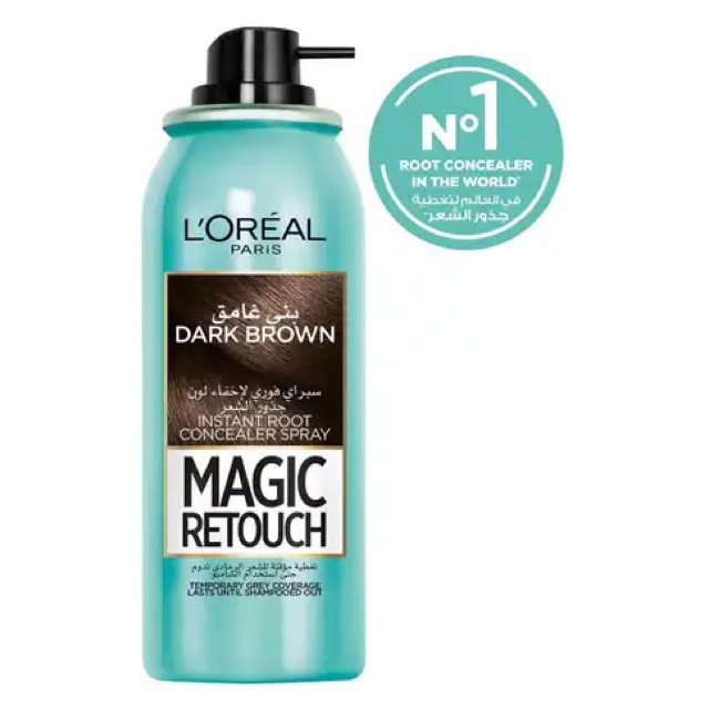 Loreal Spray Instant Root Concealer Dark Brown 75ml