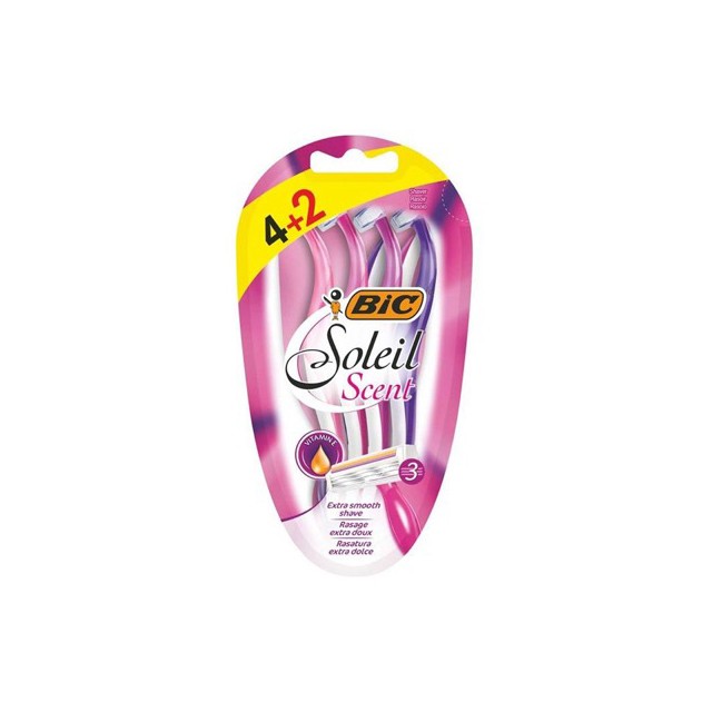 BIC Soleil Scent 4+2 Free Razors