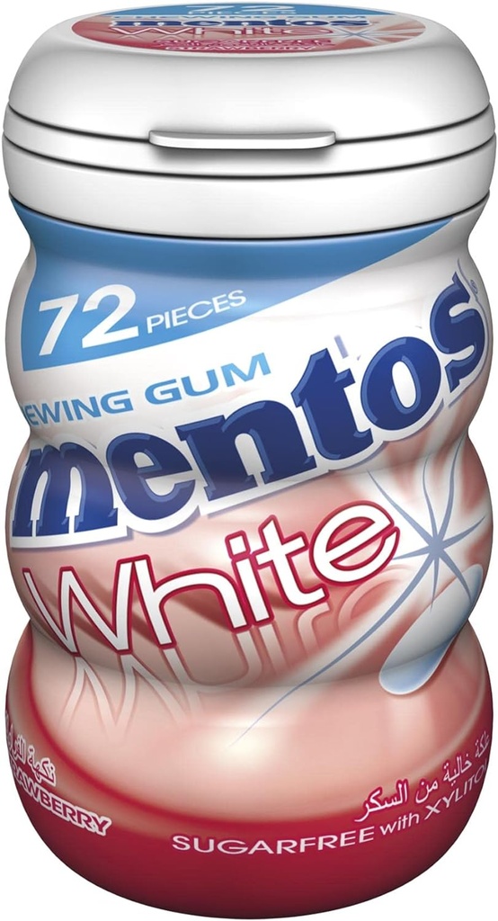 Mentos White Strawberry 72 Pieces