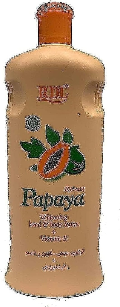 RDL Papaya Hand & Body Lotion with Vitamin E 600ml