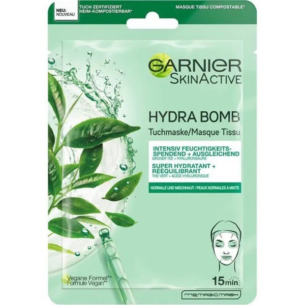 Garnier Hydra Bomb Green Tea Serum Mask 32g