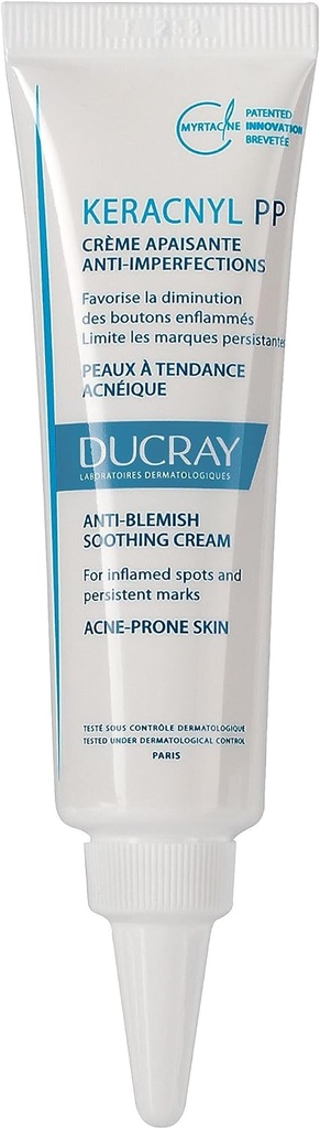 Ducray Keracnyl Pp Anti-Blemish Soothing Cream 30ml
