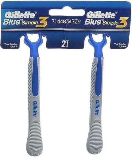 [27239] Gillette Blue Simple 3 Disposable Razors 6 pcs