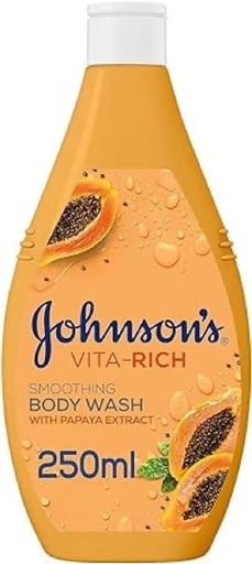 [27376] JOHNSONS HONEY BODY WASH 250ML