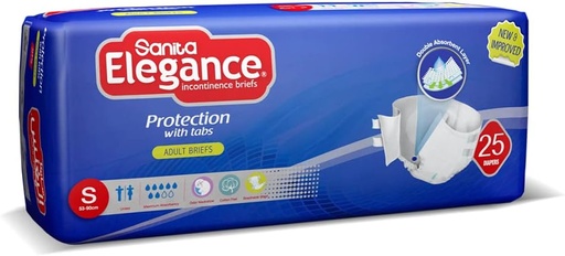 [27794] Sanita Elegance Adult Diaper Small Jambo Pack 25pcs