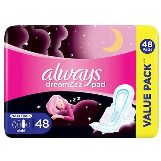 [27852] Always Night Maxi Thick 3*48 Pads