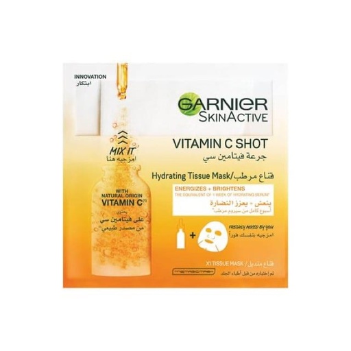 [28024] Garnier Fresh Mix Tissue Mask with Vitamin C