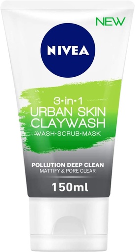 [28076] Nivea Urban Skin Clay Wash 150ml