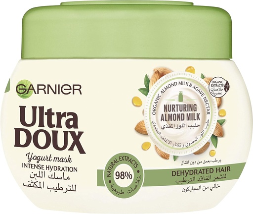 [28602] Garnier Ultimate Blends Almond Milk & Agave Mask 300ml