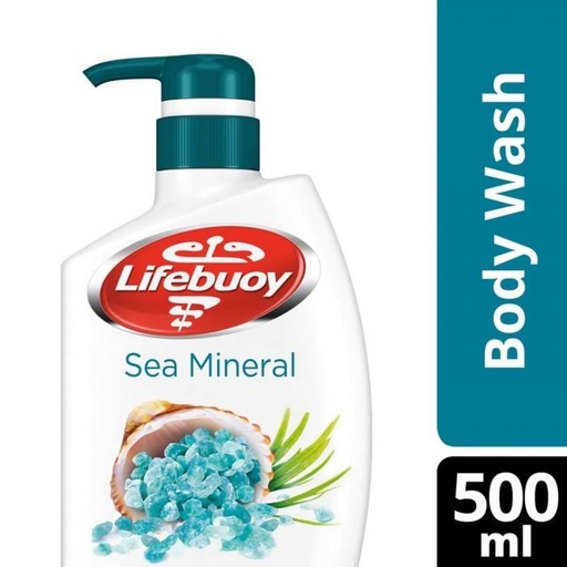 [28699] Lifebuoy Body Wash Sea Mineral 500ml
