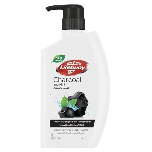[28701] Lifebuoy Body Wash Charcoal & Mint 500ml