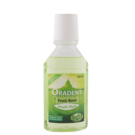 [29072] Oradent Fresh Burst Mouth Wash 250ml