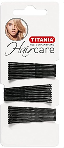 [3673] Titania Hair Pins Black 30s