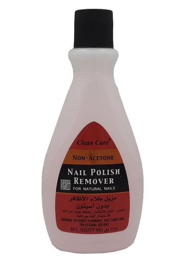 [34621] Clean Care Nail Polish Remover Pink 177ml
