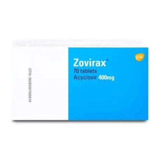 [5229] Zovirax 400mg Tablets 70