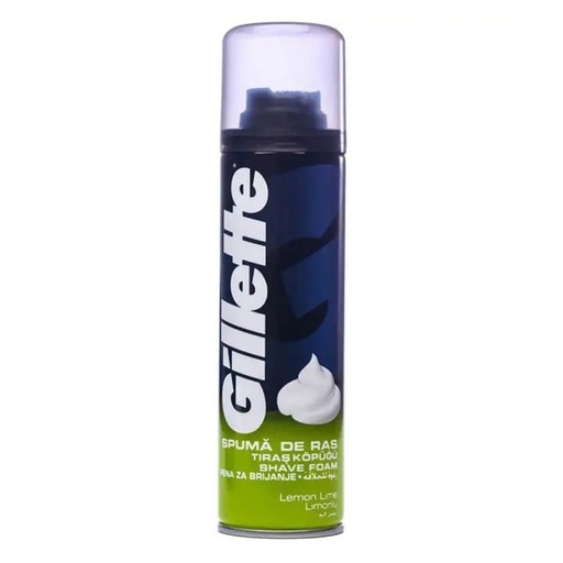 [8912] Gillette Shaving Foam Lemon 200ml
