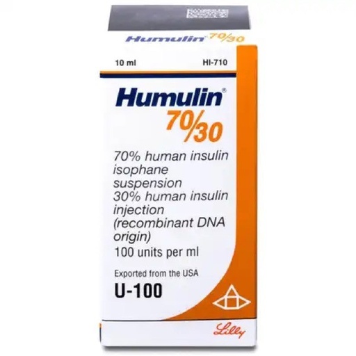 [9584] Humulin 70/30 100iu/ml Vial 10ml