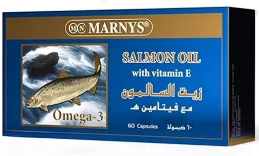 [12574] Salmon Oil 1000mg Capsules 60