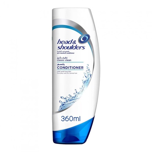 [17298] Head & Shoulders Conditioner Anti Dandruff Classic Clean 360ml