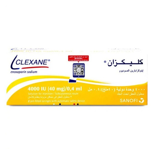 [18902] Clexane 4000iu 0.4ml Pre-filled Syringe 2s