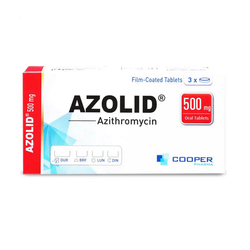 [21815] Azolid Antibiotic 500mg Tablets 10