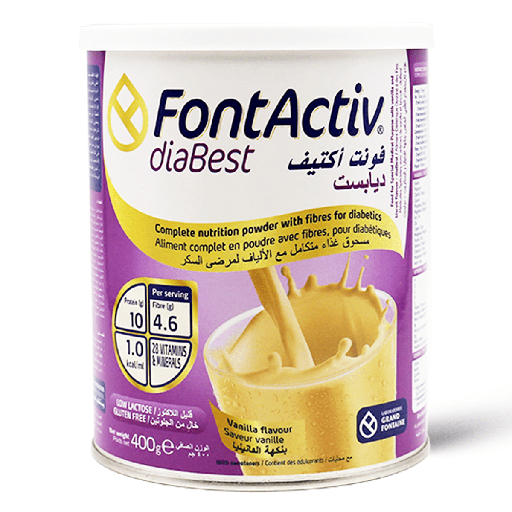 [26438] Fontactiv Diabest Vanilla Flavour 400 gm