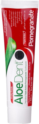 [26610] Aleo Dent Toothpaste Triple Action Pomegranate 100ml